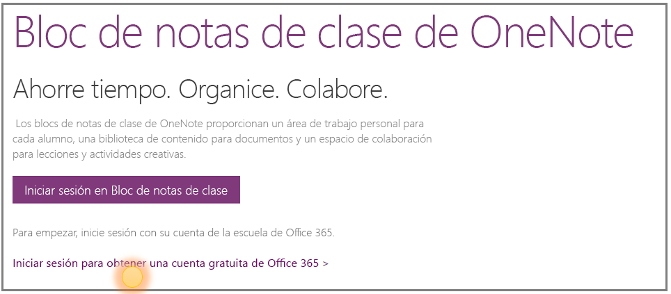 Captura de pantalla de cómo obtener una cuenta gratuita de Office 365.
