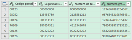 Obtener & transformar > Convertir datos en texto