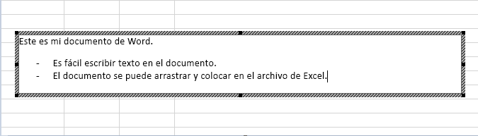 Este objeto incrustado es un documento de Word.