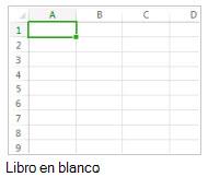 Nuevo libro en blanco