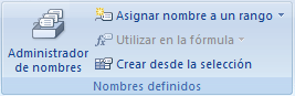 Imagen de la cinta de Excel