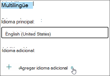Agregar un idioma