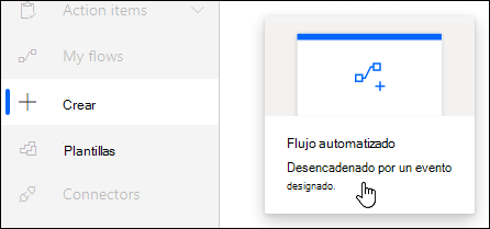 Crear un flujo automatizado con Power Automate
