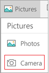 Seleccionar cámara