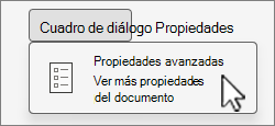 Abrir las Propiedades avanzadas