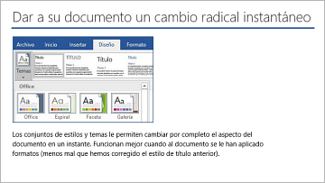 Dé un paseo por Word