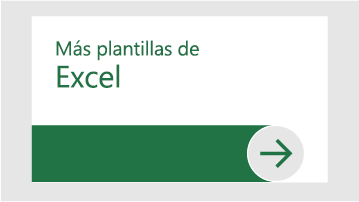 Más plantillas para Excel
