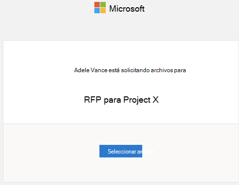 Los destinatarios de la solicitud de archivos solicitan