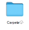 icono de estado de archivo a petición de OneDrive para Mac