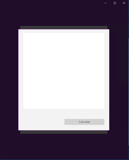 Ventana de inicio de sesión en blanco en OneNote