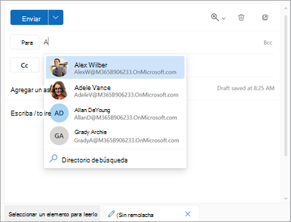 Ocultar los contactos en una captura de pantalla web