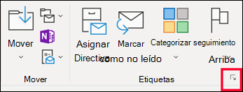 Haga clic en opciones de mensaje para establecer un nivel de importancia.