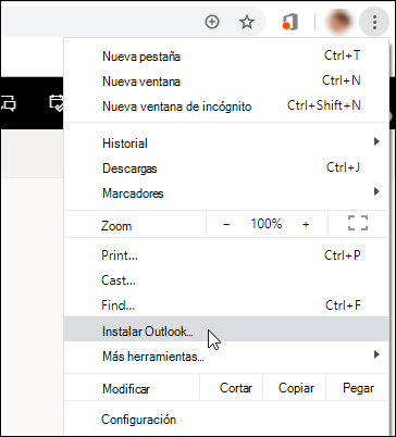 Instalar Outlook