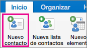 Botón Nuevo contacto