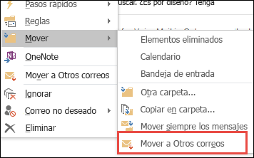 Mover a Otros correos
