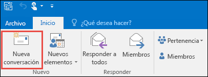 Nueva conversación de grupo