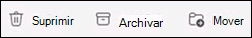 Outlook para Mac botón Archivar