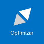 Captura de pantalla de un icono que muestra la palabra Optimizar