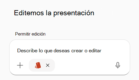 mensaje con brandkit seleccionado en PPT.