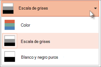 Elegir una combinación de colores para la impresión