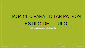 Diseño de diapositiva de título básico en PowerPoint