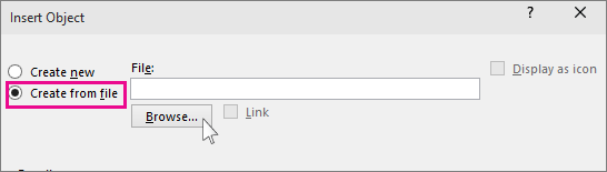 Cuadro de diálogo Examinar archivo