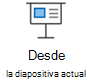 una presentación con diapositivas en la diapositiva actual.