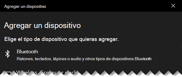 Cuadro de diálogo Agregar un dispositivo