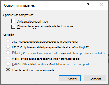 Comprimir imágenes