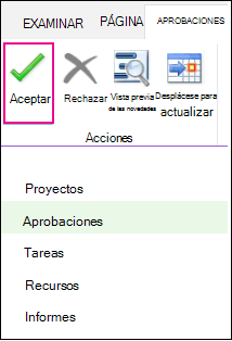 Imagen de aceptación de actualizaciones desde PWA