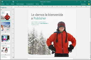Use Publisher para crear boletines profesionales, folletos y otras publicaciones