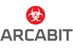 Captura de pantalla del logotipo de la compañía Arcabit.