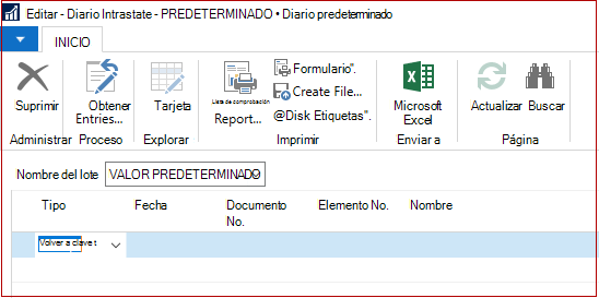 Exportando el archivo Intrastat