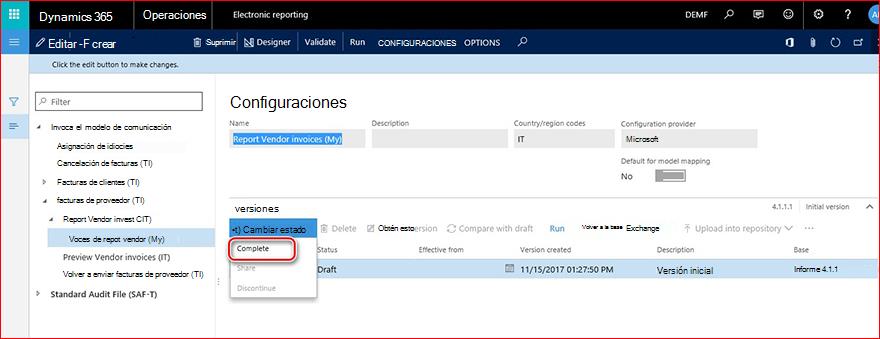 Esta imagen muestra cómo descargar y configurar las configuraciones GER.
