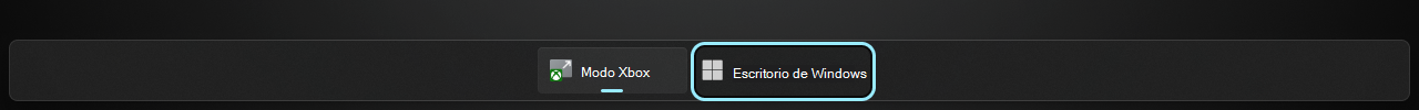 Vista de tareas Escritorio de Windows