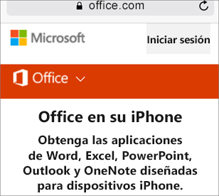 Ir a office.com