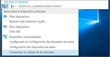 Comprobar la calidad de la llamada para dispositivo personalizado