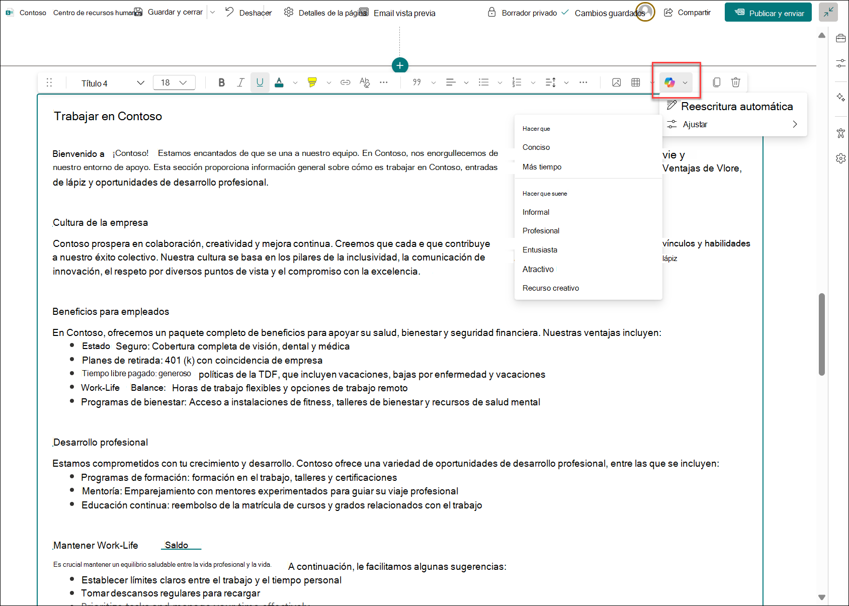 captura de pantalla del contenido de la página en polaco