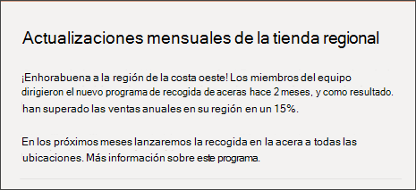 captura de pantalla del elemento web de texto