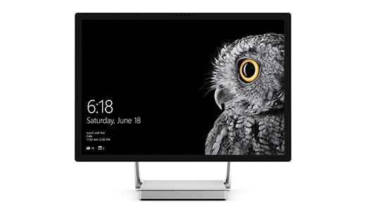 transformación de Surface Studio 2 de escritorio a modo Studio