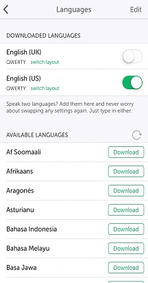 idiomas nuevos ios 3