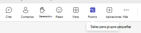 Salas para grupos pequeños