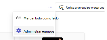 administrar equipos