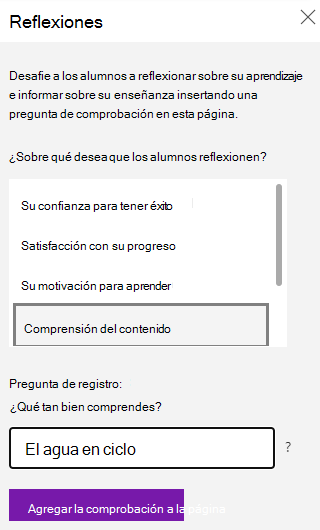 Reflexionar