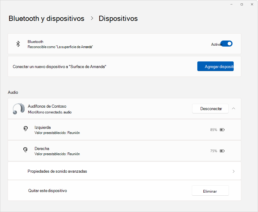 Icono de dispositivos Bluetooth &.