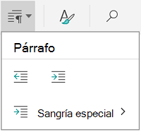 Sangría de párrafo