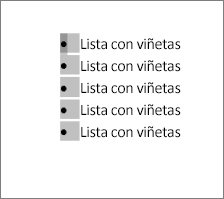 Viñetas seleccionadas