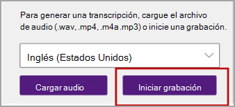 Iniciar registro