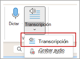 Transcripción de inicio