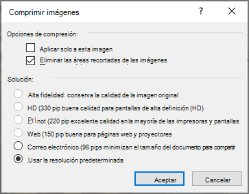 Captura de pantalla de Comprimir imágenes